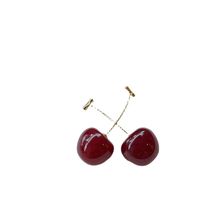 Sweet Fruit Arylic Copper Plating Drop Earrings 1 Pair main image 6