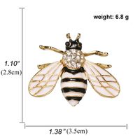 Dame Insecte Alliage Placage Zircon Femmes Broches sku image 2