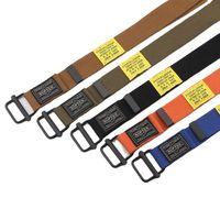 Simple Style Letter Alloy Woven Fabric Woven Belt Unisex Woven Belts 1 Piece main image 3