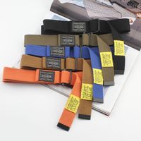 Simple Style Letter Alloy Woven Fabric Woven Belt Unisex Woven Belts 1 Piece main image 6