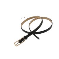 Basic Solid Color Imitation Leather Alloy Buckle Unisex Leather Belts 1 Piece main image 2