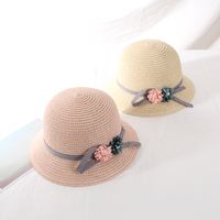 Girl's Fashion Flower Curved Eaves Bucket Hat main image 4