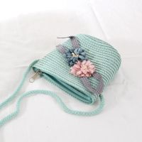 Girl's Fashion Flower Curved Eaves Bucket Hat sku image 1