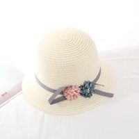 Girl's Fashion Flower Curved Eaves Bucket Hat sku image 9