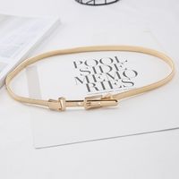 Simple Style Square Flower Shell Metal Women's Chain Belts 1 Piece sku image 6