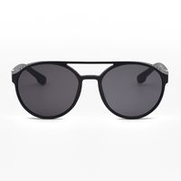 Simple Style Solid Color Pc Round Frame Full Frame Men's Sunglasses sku image 3