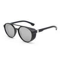 Einfacher Stil Einfarbig Pc Runder Rahmen Vollbild Männer Sonnenbrille sku image 1