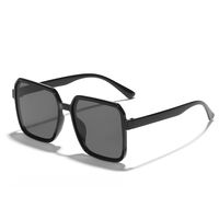Retro Gradient Color Solid Color Ac Square Full Frame Men's Sunglasses sku image 1
