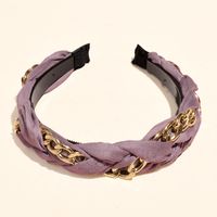 Fashion Twist Flannel Handmade Hair Band 1 Piece sku image 2