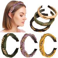 Fashion Twist Flannel Handmade Hair Band 1 Piece main image 1