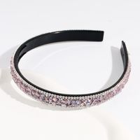 Women's Retro C Shape Rhinestone Handmade Hair Band sku image 5