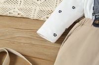 British Style Printing Printing Cotton Blend Polyester Boys Clothing Sets main image 4
