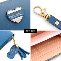Women's Letter Heart Shape Pu Leather Zipper Wallets main image 2