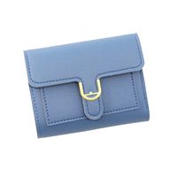 Women's Solid Color Pu Leather Flip Cover Wallets main image 6