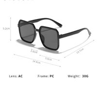 Retro Gradient Color Solid Color Ac Square Full Frame Men's Sunglasses main image 3