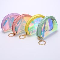 New Laser Transparent Shell Cartoon Coin Purse 10*8.5*4 sku image 2