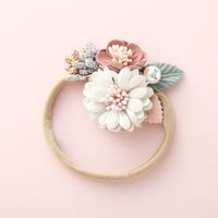 Cute Flower Nylon Hair Tie sku image 3