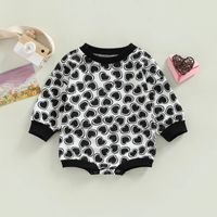 Valentine's Day Cute Heart Shape Cotton Baby Rompers sku image 3