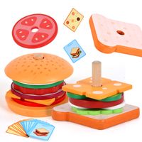 Mini Jeu Maison Sandwich Burger Ensemble Jouets 0.3 Enfants Simulation Restauration Rapide main image 3