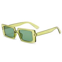 Fashion Solid Color Ac Square Full Frame Women's Sunglasses sku image 7