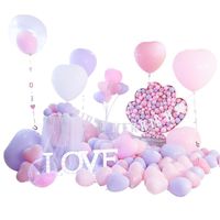 Heart Shape Emulsion Party Balloons 1 Set main image 4