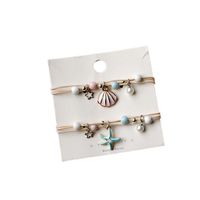 1 Pièce Sucré Star Fleur Alliage Incruster Perles Artificielles Femmes Bracelets main image 3