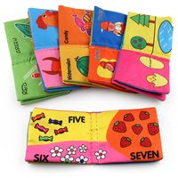 Baby Three-dimensional Early Education Cloth Book 0-6 Months Baby Foreign Trade Cloth Book Tear-proof Cloth Book English Six Models Can Be Selected main image 3