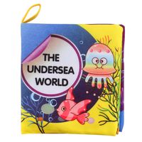 Baby Three-dimensional Early Education Cloth Book 0-6 Months Baby Foreign Trade Cloth Book Tear-proof Cloth Book English Six Models Can Be Selected sku image 8
