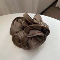 Women's Casual Simple Style Solid Color Cloth Handmade Hair Tie sku image 1