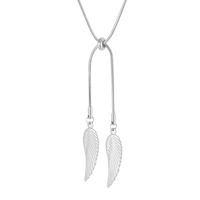 Fashion Wings Titanium Steel Necklace 1 Piece sku image 1