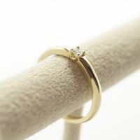Simple Style Solid Color Copper Inlay Artificial Diamond Rings 1 Piece main image 4