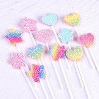 Christmas Valentine's Day Birthday Heart Shape Cloth Banquet Party Cake Decorating Supplies 1 Set main image 6