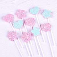 Christmas Valentine's Day Birthday Heart Shape Cloth Banquet Party Cake Decorating Supplies 1 Set main image 4