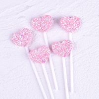 Christmas Valentine's Day Birthday Heart Shape Cloth Banquet Party Cake Decorating Supplies 1 Set sku image 1