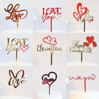 Valentine's Day Letter Plastic Date Decorative Props 1 Piece main image 1