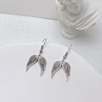 1 Pair Fashion Wings Metal Drop Earrings sku image 1