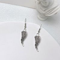 1 Pair Fashion Wings Metal Drop Earrings sku image 4