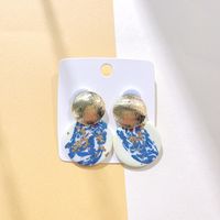 1 Pair Original Design Stripe Soft Clay Drop Earrings sku image 5