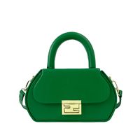 Women's Medium All Seasons Pu Leather Solid Color Classic Style Square Lock Clasp Handbag main image 2