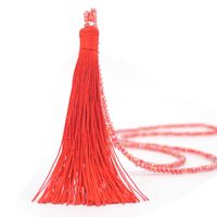 Ethnic Style Tassel Artificial Crystal Beaded Women's Sweater Chain sku image 1