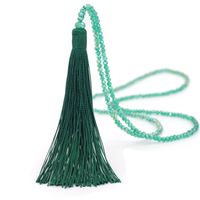Ethnic Style Tassel Artificial Crystal Beaded Women's Sweater Chain sku image 2