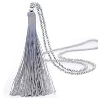 Ethnic Style Tassel Artificial Crystal Beaded Women's Sweater Chain sku image 5