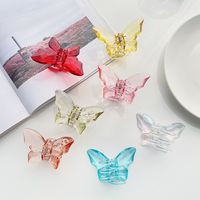 Sweet Butterfly Plastic Resin Hair Claws 1 Piece main image 5
