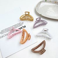 Simple Style Geometric Plastic Resin Hair Claws 1 Piece main image 1