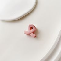 Sweet Solid Color Abs Pc Ps Hair Clip 1 Piece sku image 1