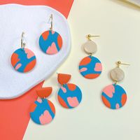 1 Pair Fashion Round Soft Clay Women's Drop Earrings main image 1