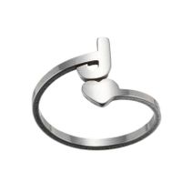 1 Pieza Moda Letra Acero Titanio Enchapado Anillo Abierto sku image 20