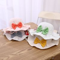 Girl's Sweet Bow Knot Bucket Hat main image 1