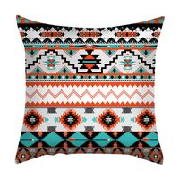 Ethnic Style Geometric Fibre Peach Skin Pillow Cases sku image 11