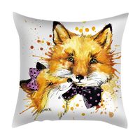 Cute Animal Fibre Peach Skin Pillow Cases sku image 2